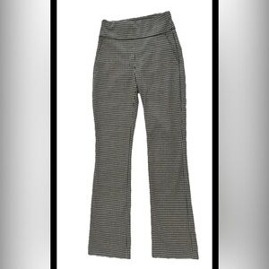 Express Dress Pants Trousers Boot High Rise Black Beige Women's Size XXS (0586)